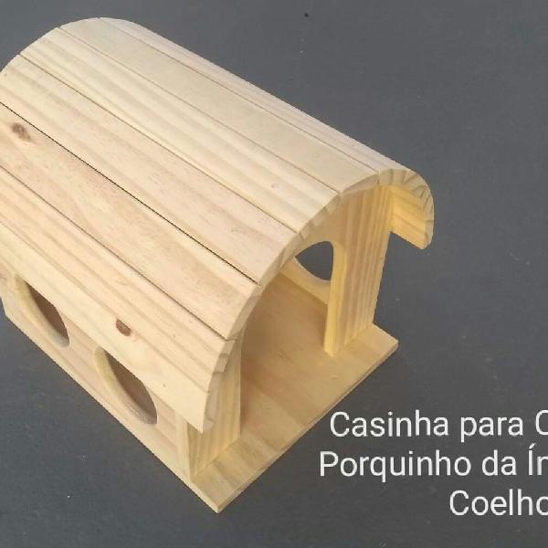 Casinha para Coelho Chinchila Porquinho e Roedores