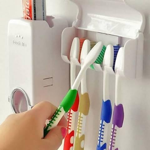 Dispenser de pasta de dente novidade