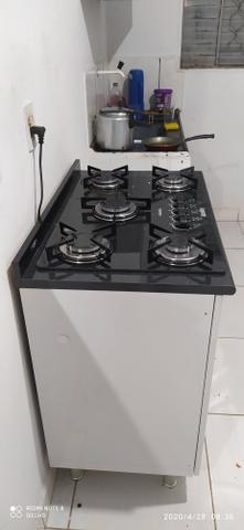 Fogão cooktop 600rs com balcao