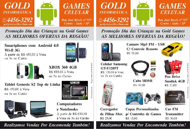 Gold games informatica celular