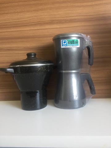 Vendo cuscuzeira e cafeteira NOVOS