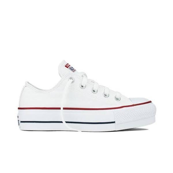 all star branco/plataforma