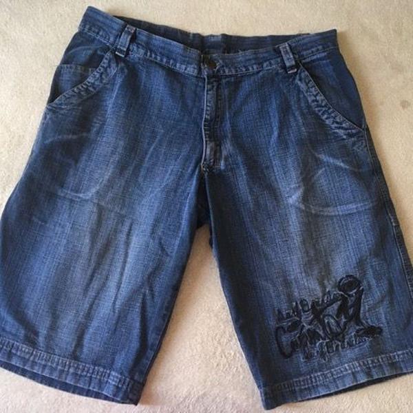 bermuda jeans masculina