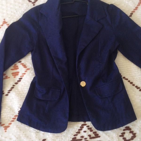 blazer importado azul turquesa