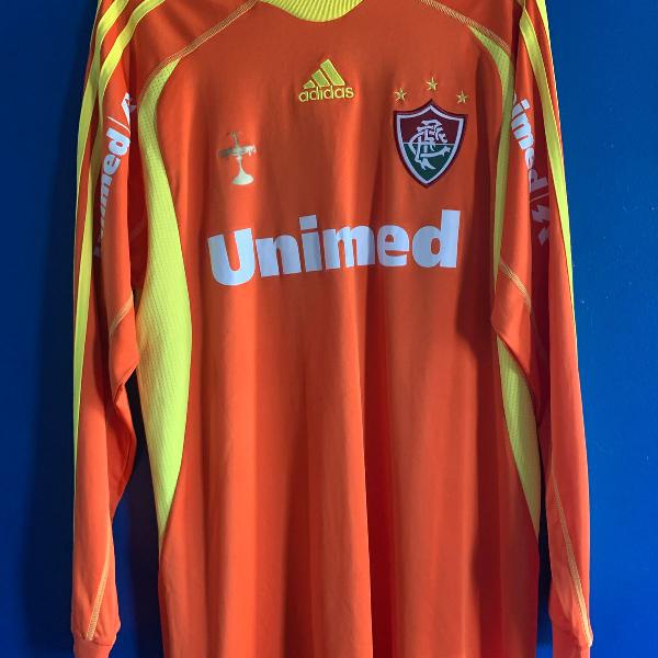 camisa do fluminense (goleiro/laranja e amarelo) 2009 -