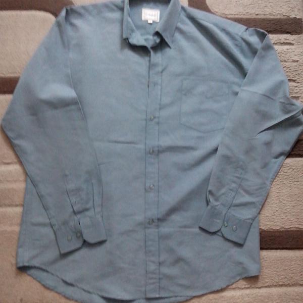 camisa masculina azul petróleo da marca Cláudio hills