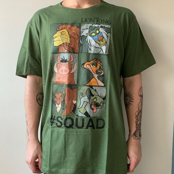 camiseta verde - rei leão