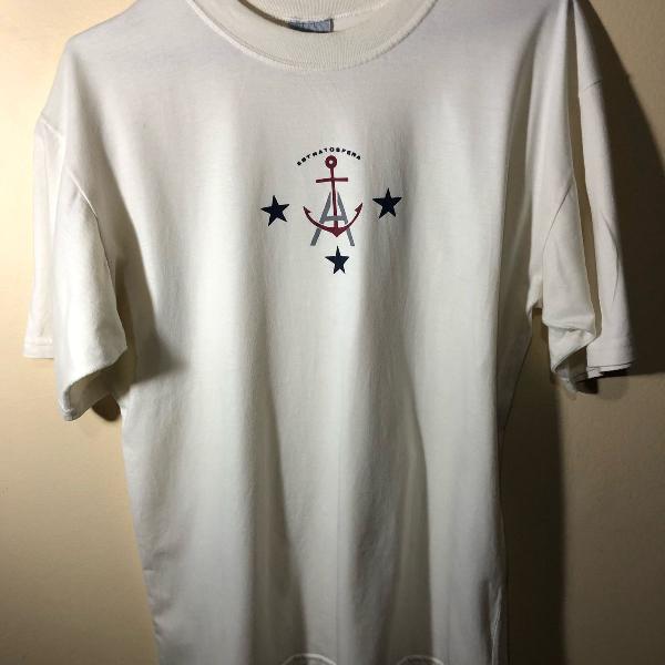 camiseta vintage navy off white - tamanho m