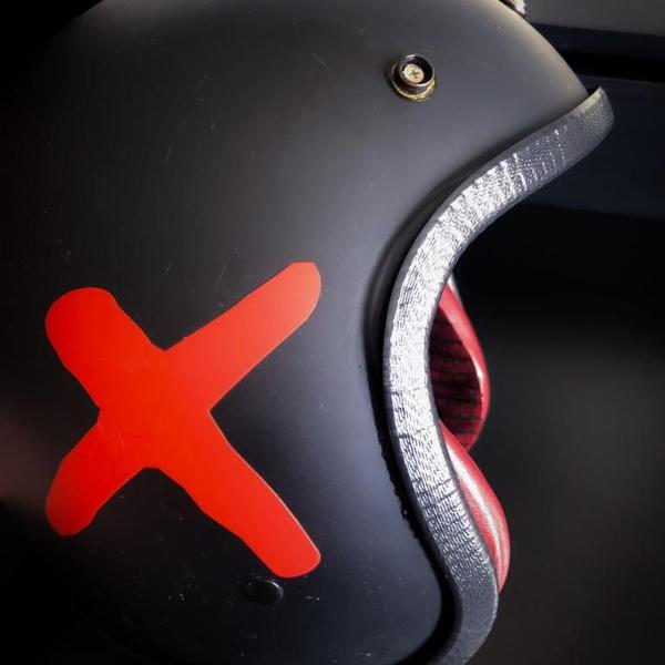capacete personalizado hard bone