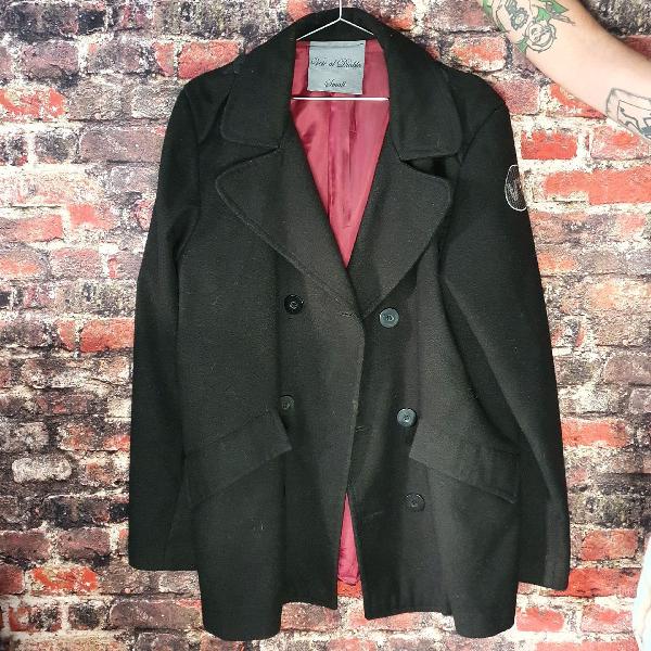 casaco sobretudo masculino preto