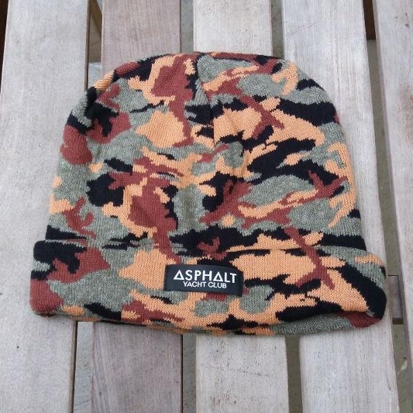 gorro asphalt yacht club camuflado camo touca skate original