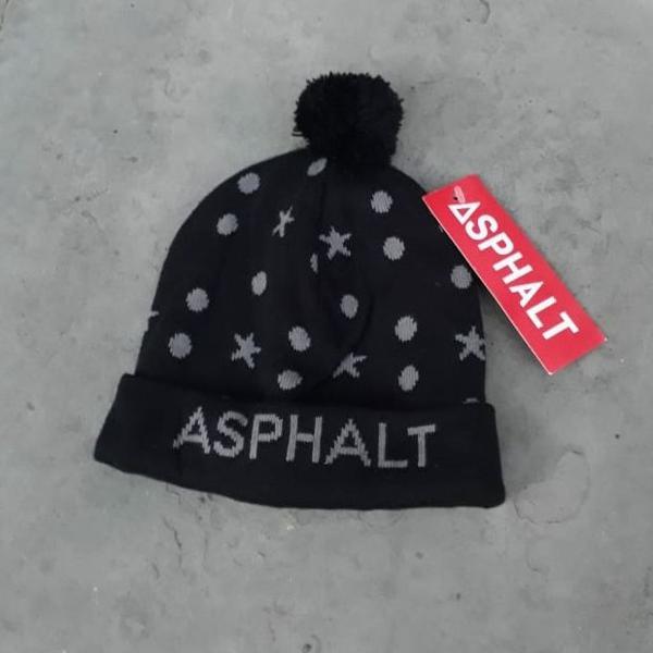 gorro asphalt yacht club pom pom nyjah houston preto touca