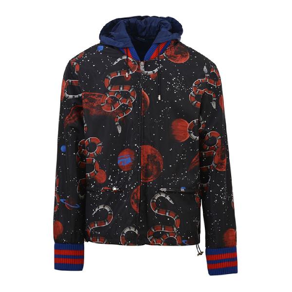 jaqueta gucci snake space windbreaker original