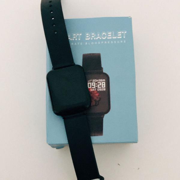 relógio inteligente smartwatch - heroband - preto