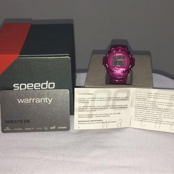 relógio speedo original feminino rosa praticamente novo /