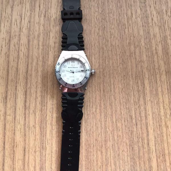 relógio technomarire original com pulseira preta