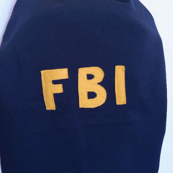 roupa pet FBI moleton