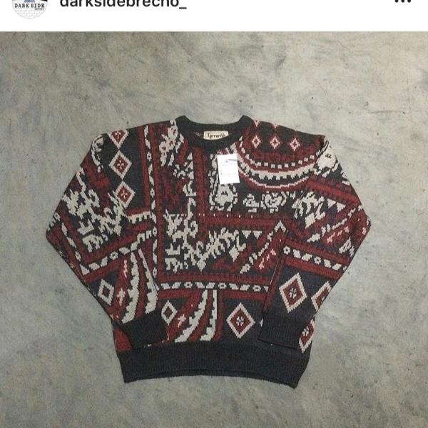 suéter vintage oversize anos 90