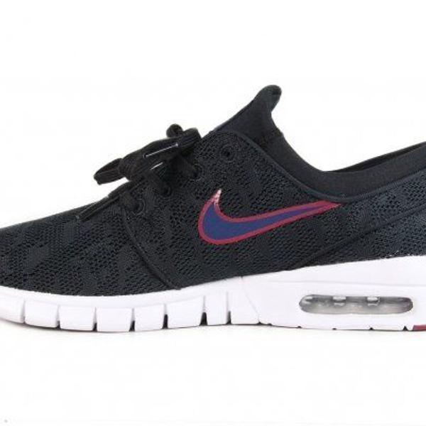 tênis nike sb janoski max preto vermelho azul air original