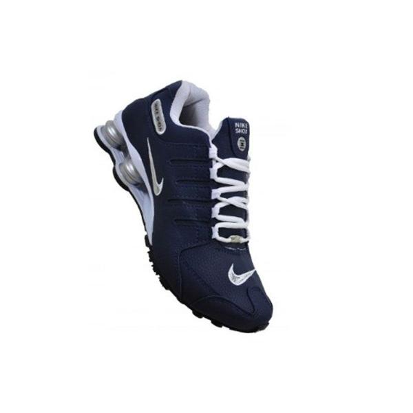 tênis nike shox nz azul/branco nº40