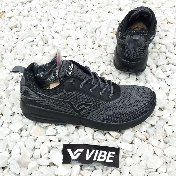 tênis vibe shoes skateboarding prolific preto cinza sneaker