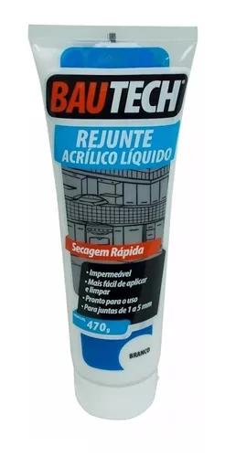 1 Rejunte Acrílico Líquido Bautech Branco 470g