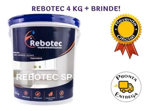 4 Kg Rebotec Impermeabilizante + Brinde Pronta Entrega