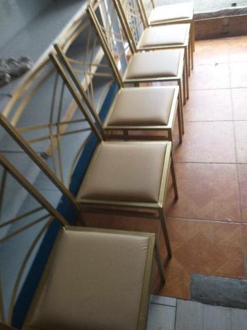 6 cadeiras semi nova excelente (entrego)