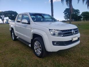 AMAROK CD 4X4 HIGHLINE 2.0 TDI BRANCA 2014 ÚNICO DONO