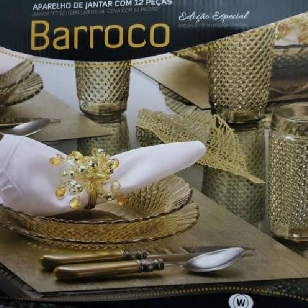 Conjunto jantar Barroco Gold