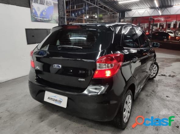 FORD KA 1.0 SESE PLUS TIVCT FLEX 5P PRETO 2018 1.0 FLEX