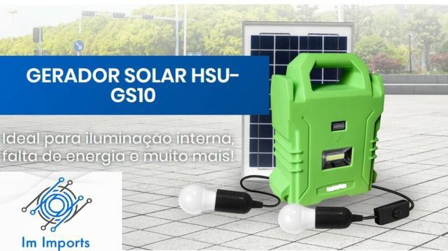 Gerador Solar Portátil - Tecnologia e Energia Renovável