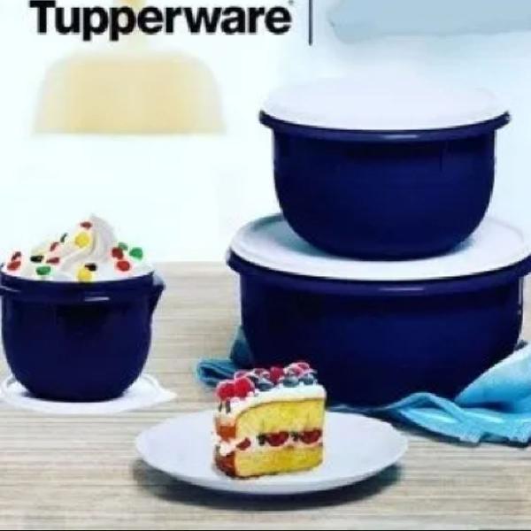 Kit 3 Peças tigela Batedeiras Tupperware