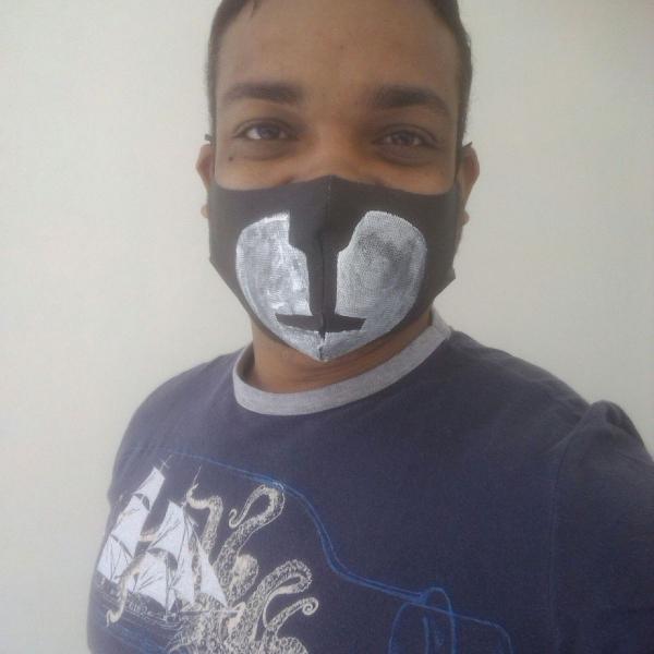 Mascara Proteção Ninja Urso
