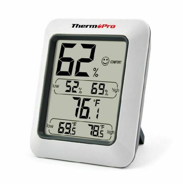 Monitor De Temperatura E Umidade Thermopro Tp-55 - Branco
