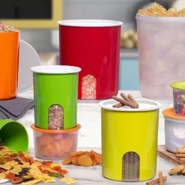 Porta mantimentos tupperware