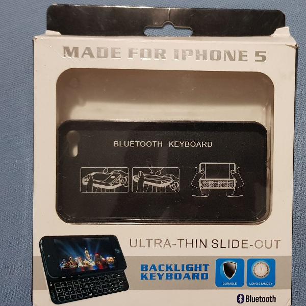 Teclado Bluetooth p IPhone 5 e 5S