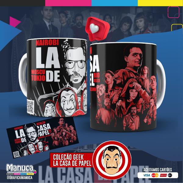 caneca la casa de papel