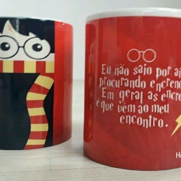 caneca porcelana harry potter