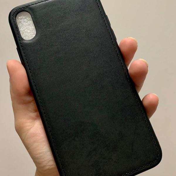 capa de couro iphone xs max