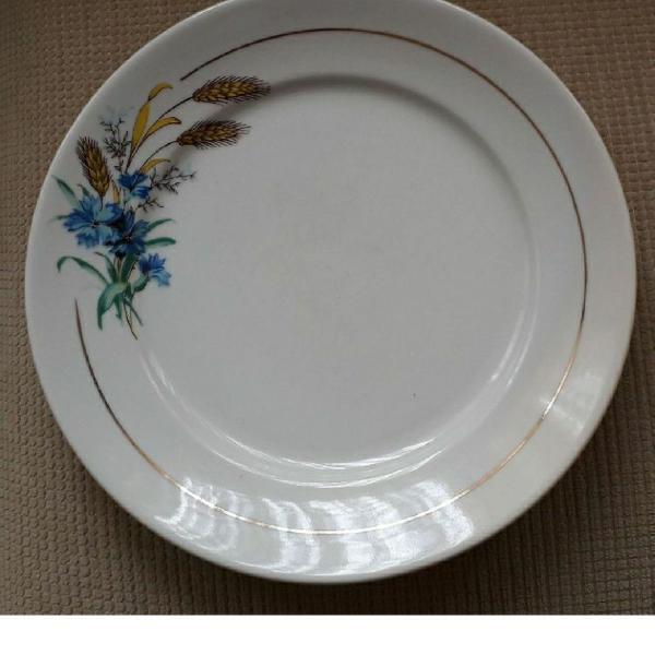 conjunto de 2 pratos porcelana Schmidt