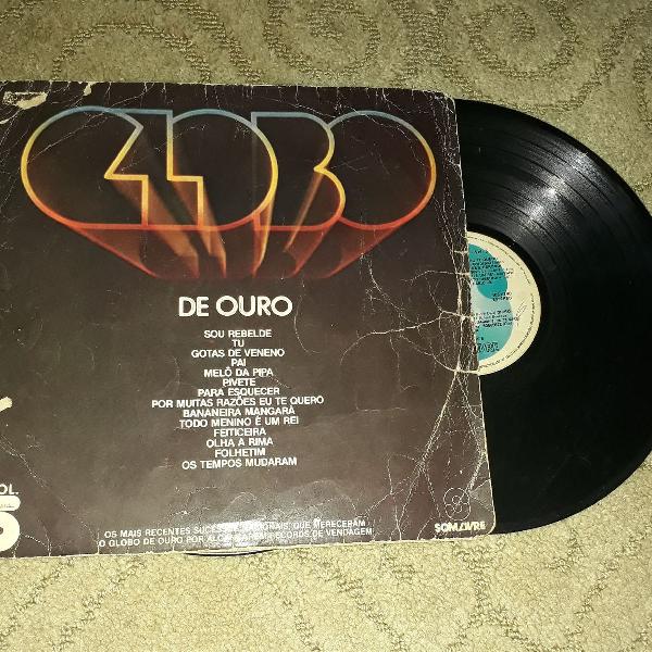 disco de vinil globo de ouro