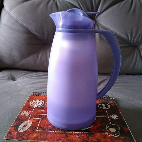 garrafa jarra térmica bule térmico lilás importado!