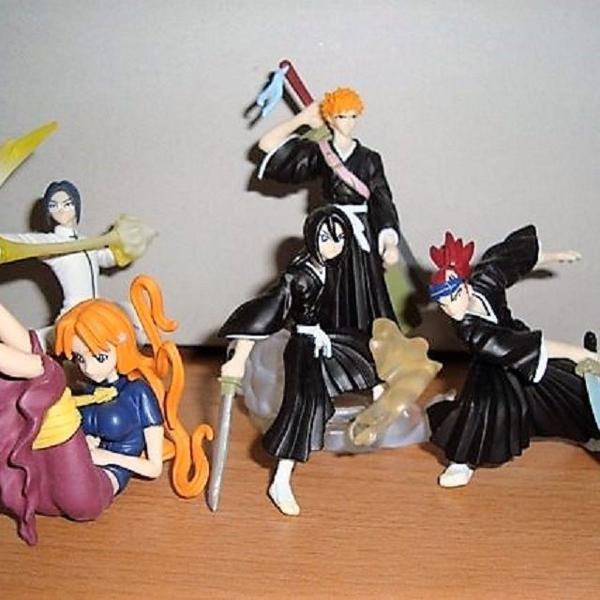 gashapon bandai bleach real collection vol.1 com 5 figuras