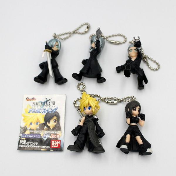 gashapon bandai final fantasy 7 advent children keychain com