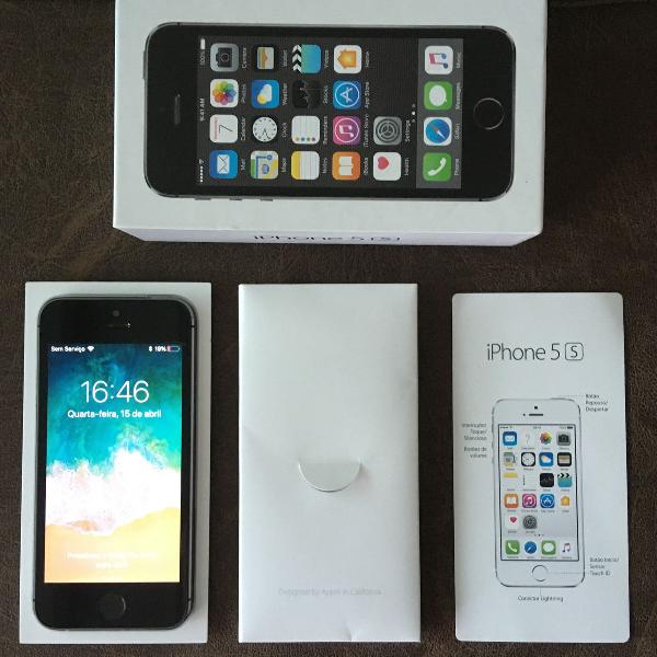 iphone 5s 16gb cinza espacial