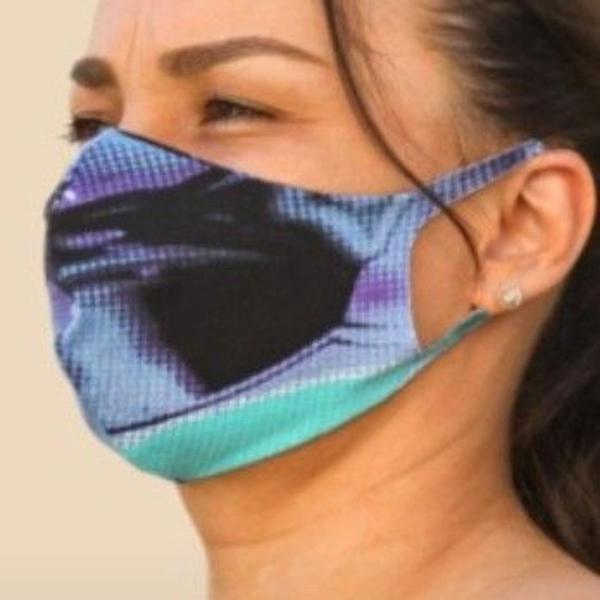 kit máscara de proteção reutilizável c/8 unidades