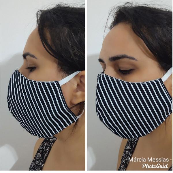 mascara tecido triplo