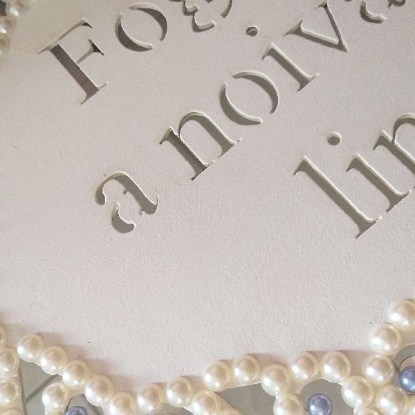 placa noiva