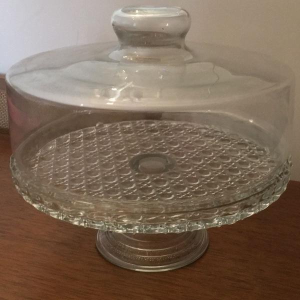 prato de bolo cristal